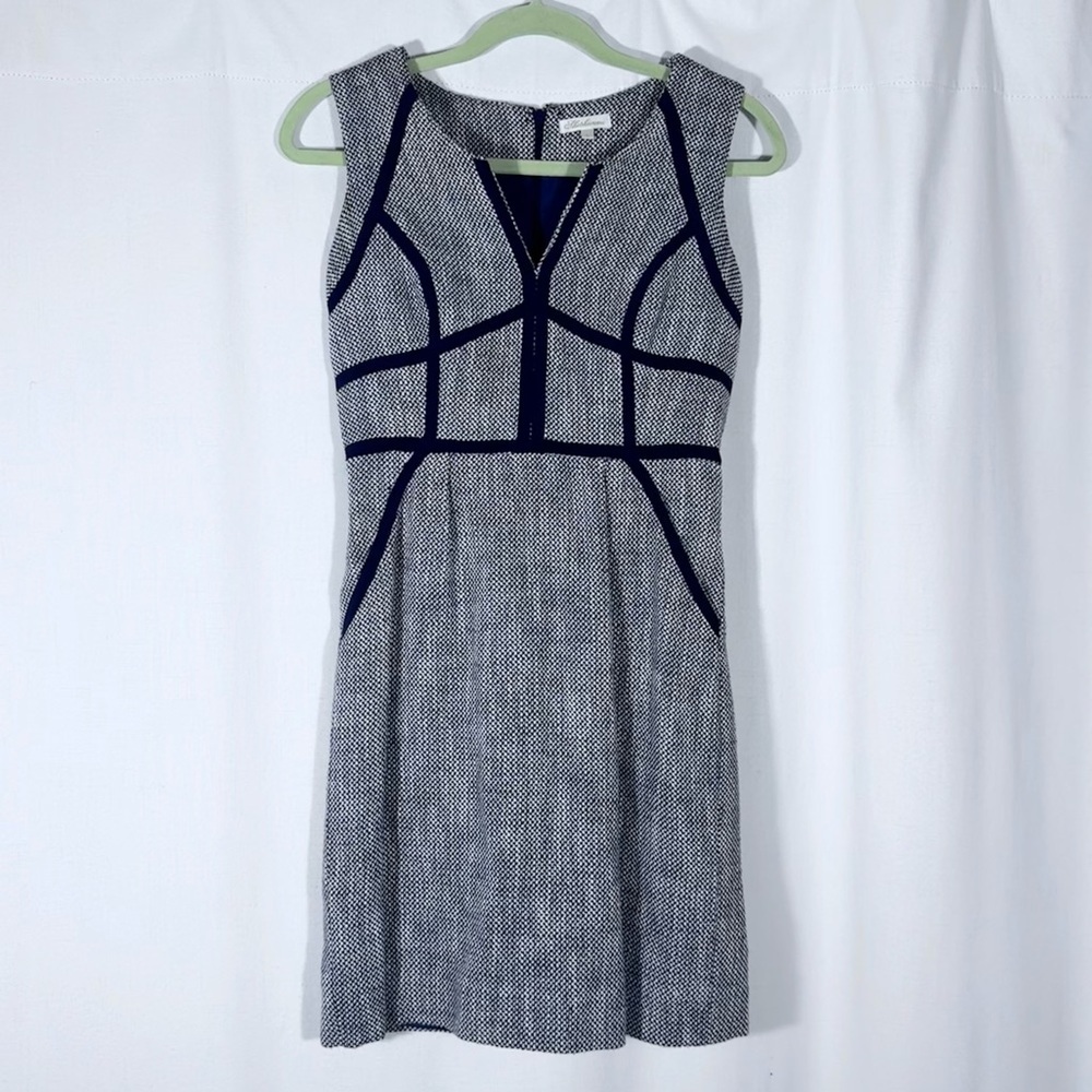 Shoshanna Tweed Sleeveless Sheath Mini Dress